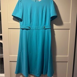 London Times Teal Dress 14P
